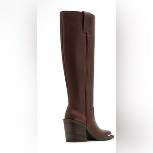 Madden Girl Elegant Brown Women's Western Boots Wide Calf